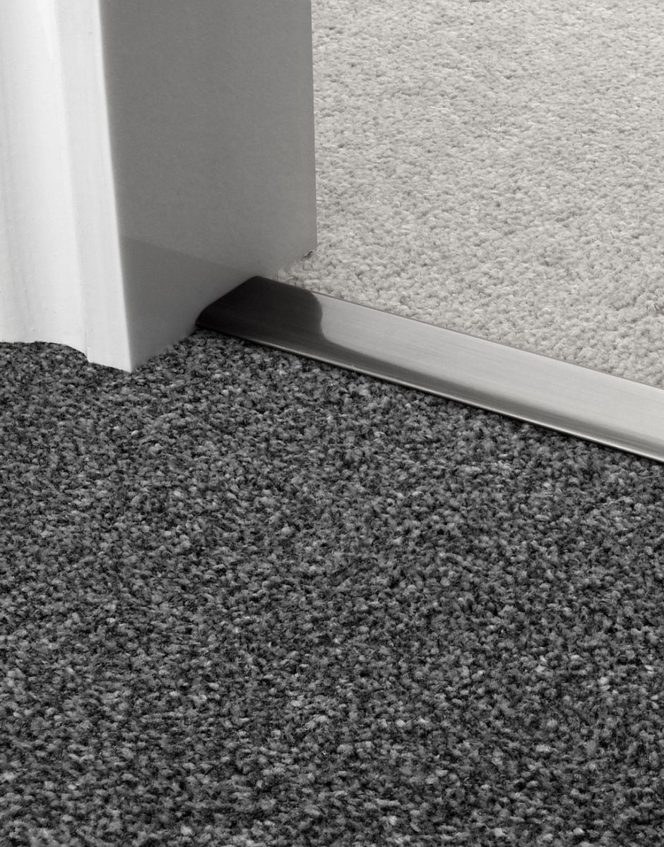 Pewter Elite Carpet to Carpet Transition Profile 1
