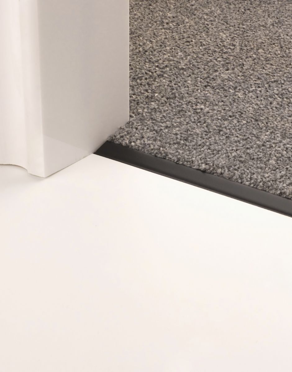 Elite Carpet to Tile or Door Edge - Black 1