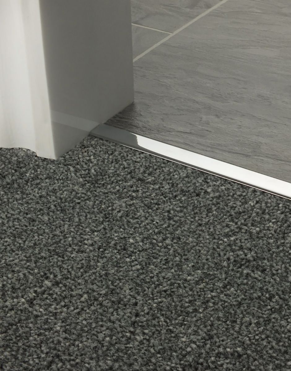 Elite Carpet to Tile or Door Edge - Chrome 1