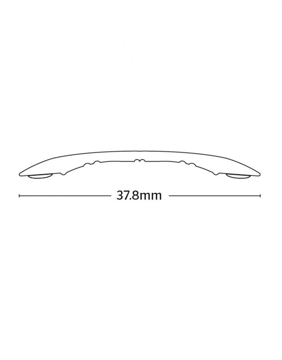 Premium Coverstrip Floor Edging - Brushed Black 2