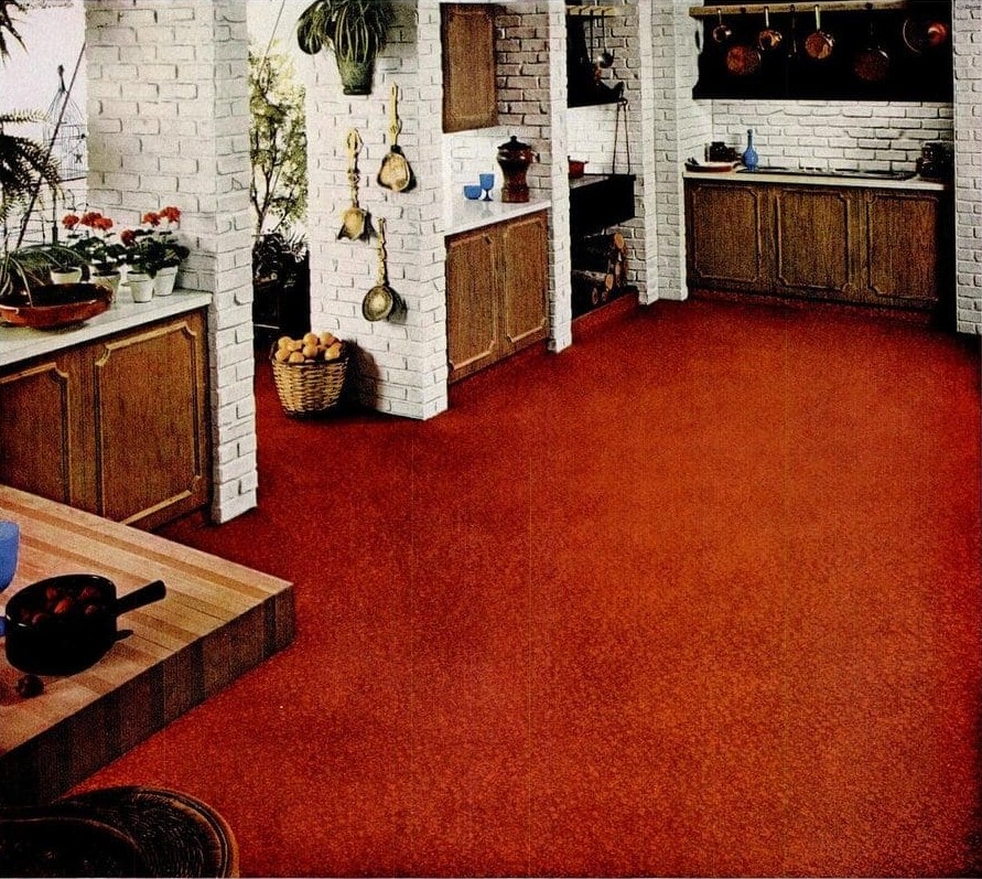 Carpet in the kitchen? Just no.